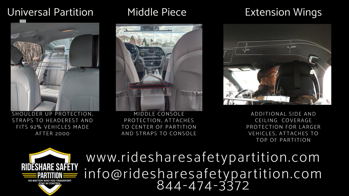 Rideshare Safety Partition rideshare-safety-partition