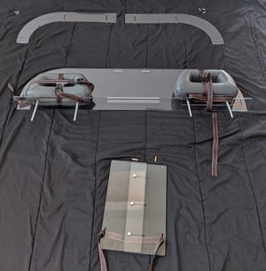 01 - Universal Rideshare Safety Standard Partition (Standard Cars, Vans and SUVs) - 3 Piece Bundle